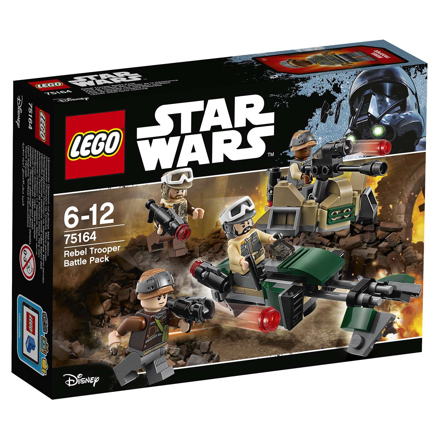 Конструктор LEGO Star Wars Боевой набор Повстанцев блочный - фото 2
