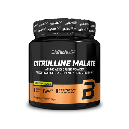 L-цитруллин малат BiotechUSA Citrulline Malate 300 г. Зеленое яблоко