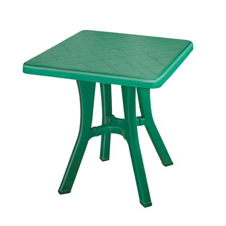 Стол elfplast квадрат темно-зеленый 70*70*73.6 см