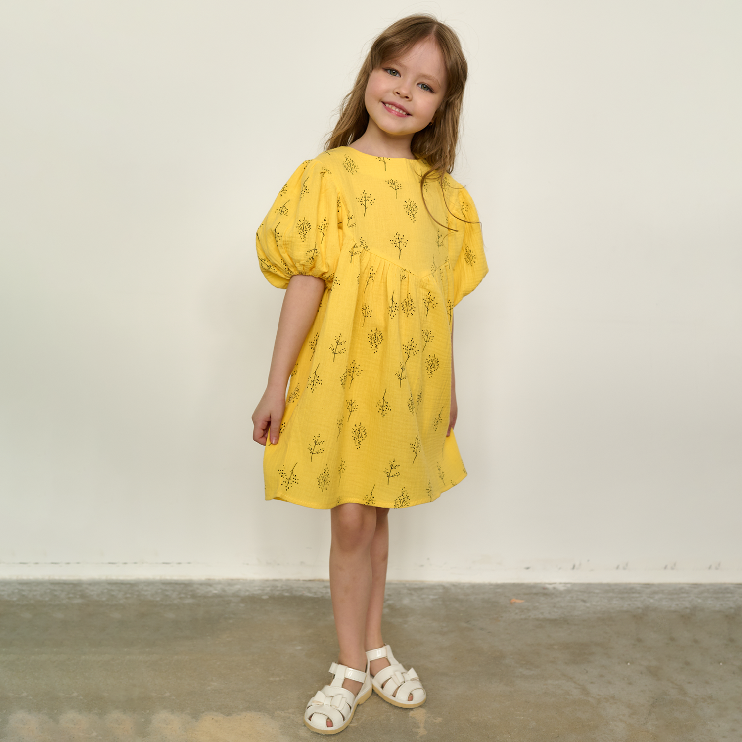 Платье VESNA ML.3694/желт - фото 1