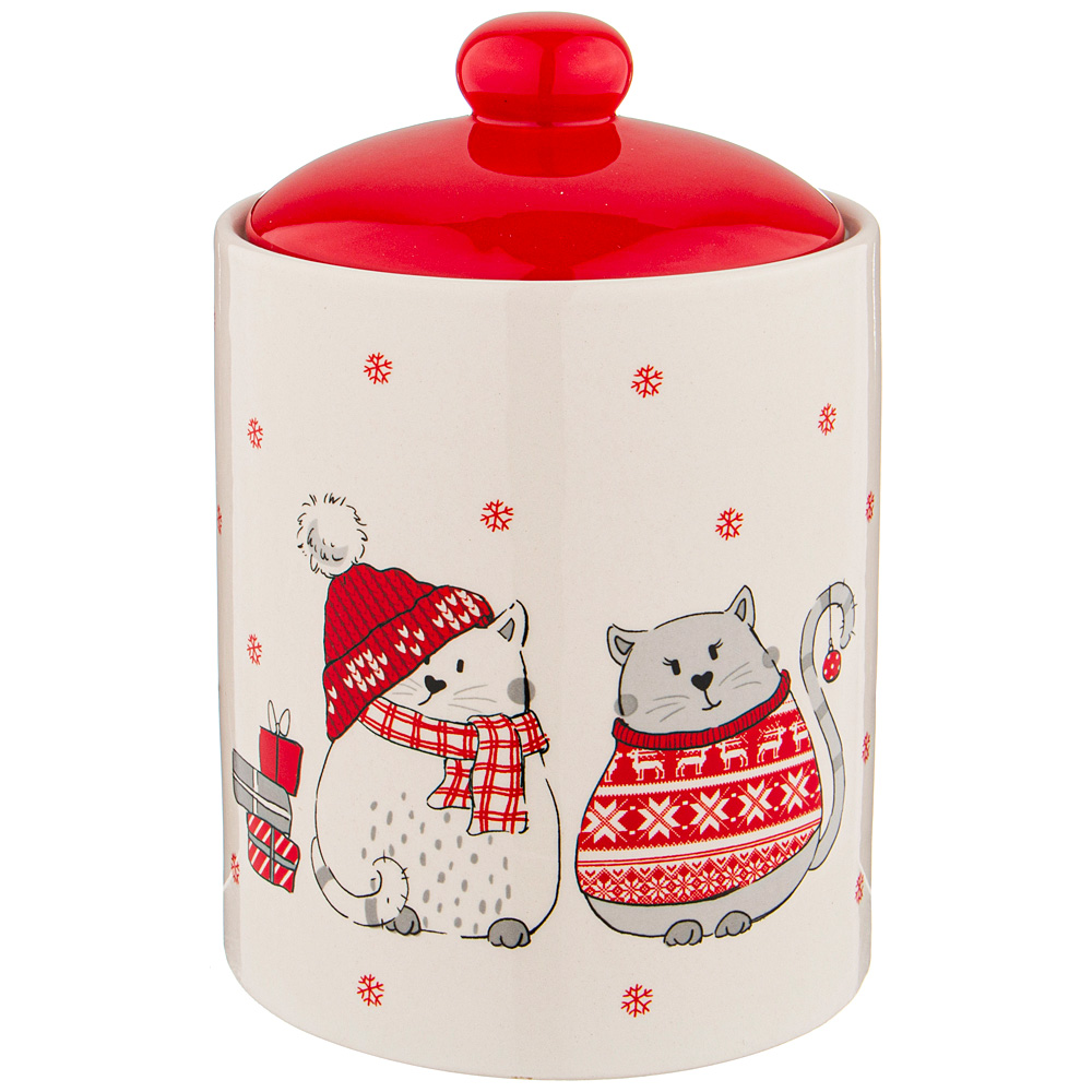 Банка Lefard для сыпучих продуктов christmas gift 17см - фото 1