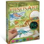 Набор для рисования DinosArt с палитрой и готовыми эскизами