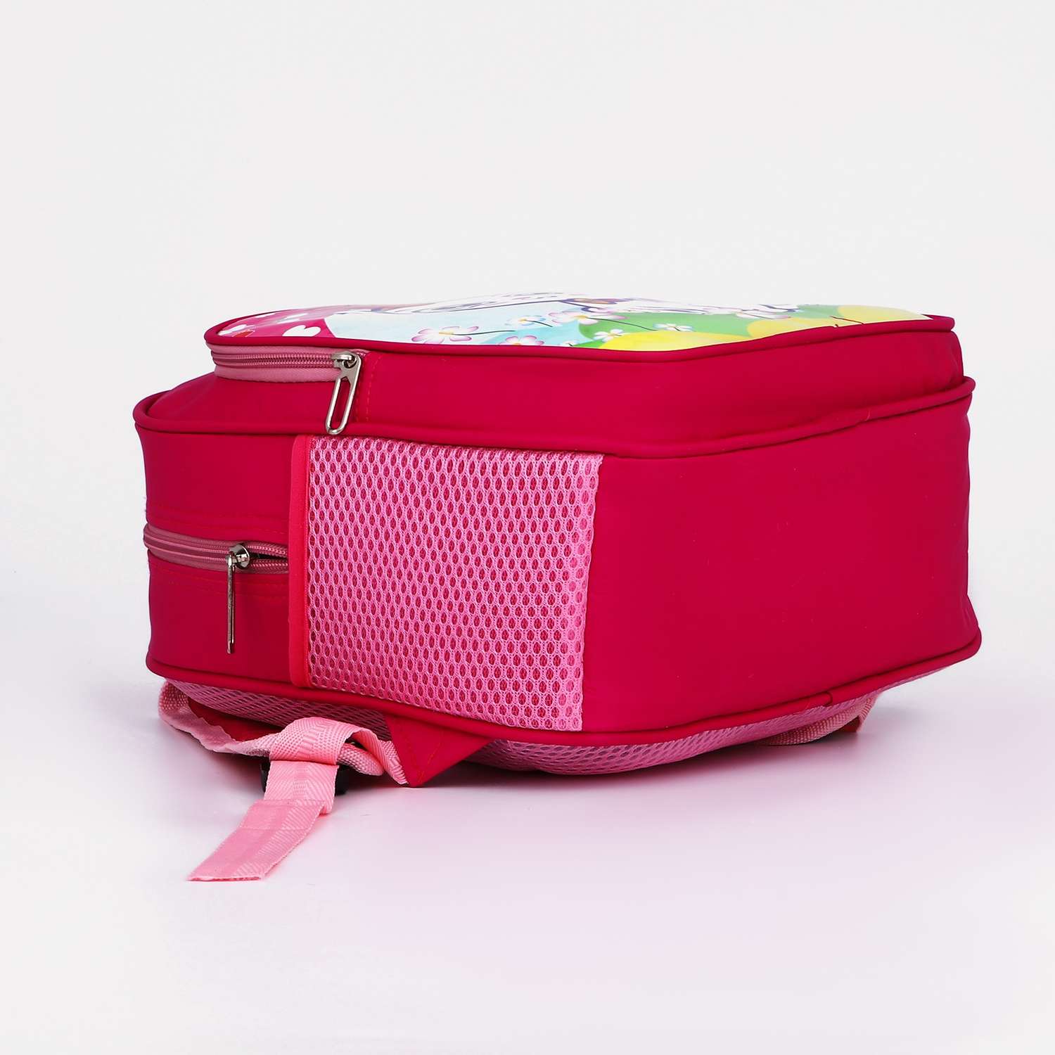 Рюкзак Sima-Land на молнии 3 наружных кармана цвет розовый - фото 3
