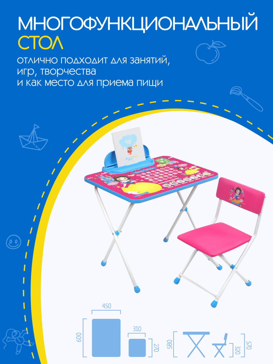 Комплект детской мебели NiKA kids Disney1 Белоснежка - фото 2