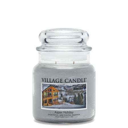 Свеча Village Candle ароматическая Рождественские Каникулы 4160046