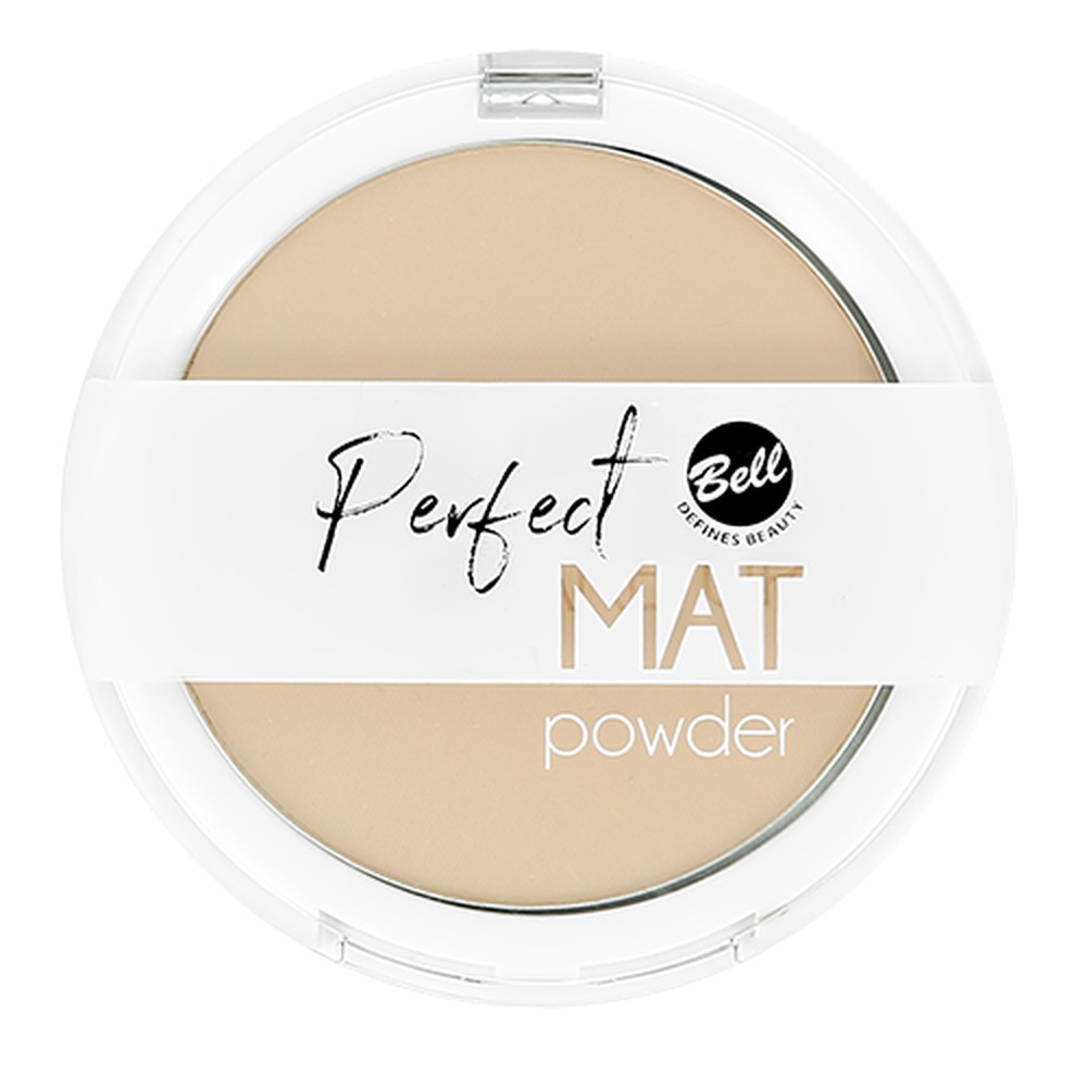 Пудра Bell компактная Perfect mat powder тон 04 фиксирующая - фото 3