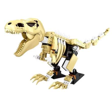 Конструктор Animal Park 818 Скелет Тираннозавра на выставке 326 деталей
