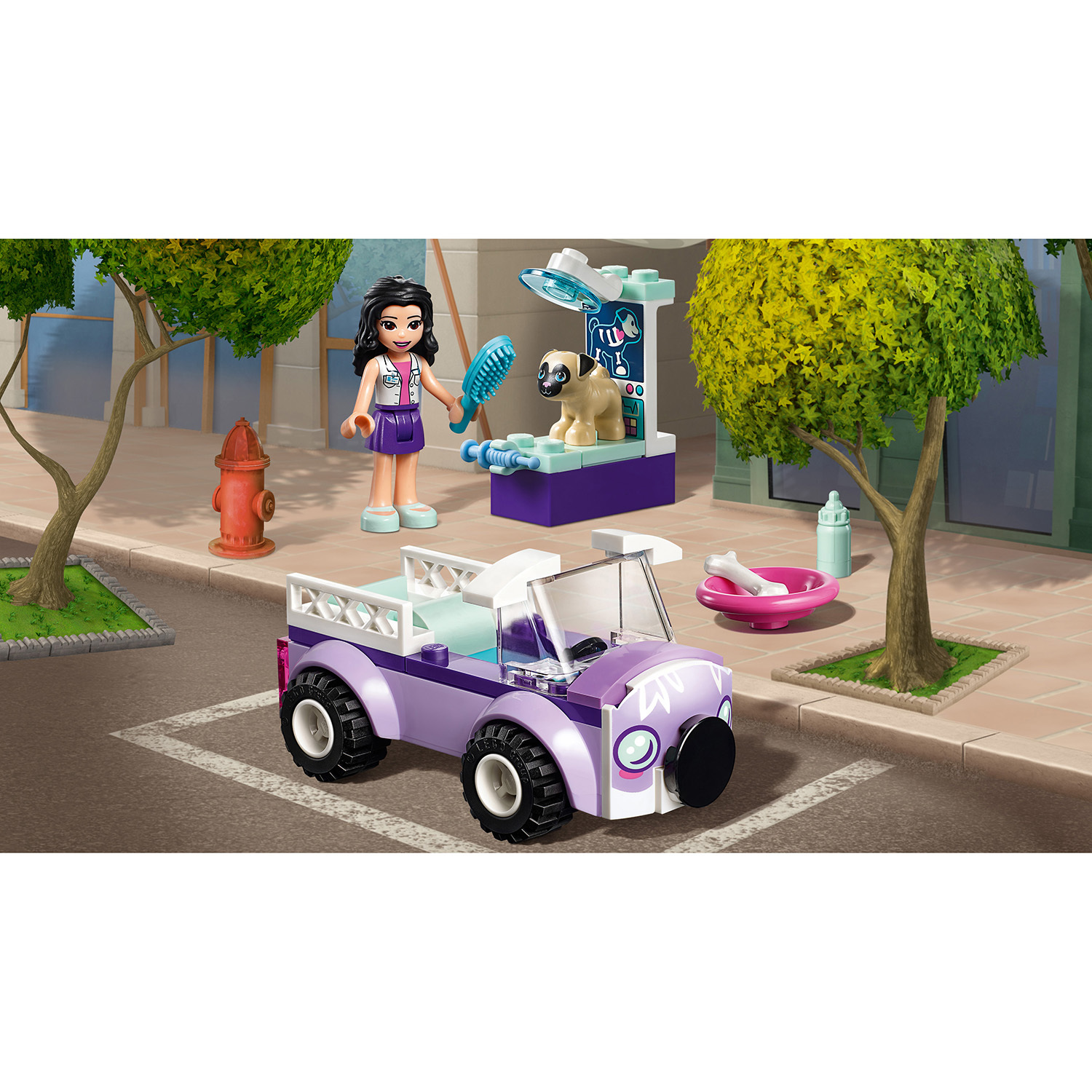 Конструктор LEGO Friends Передвижная ветклиника Эммы 41360 - фото 4