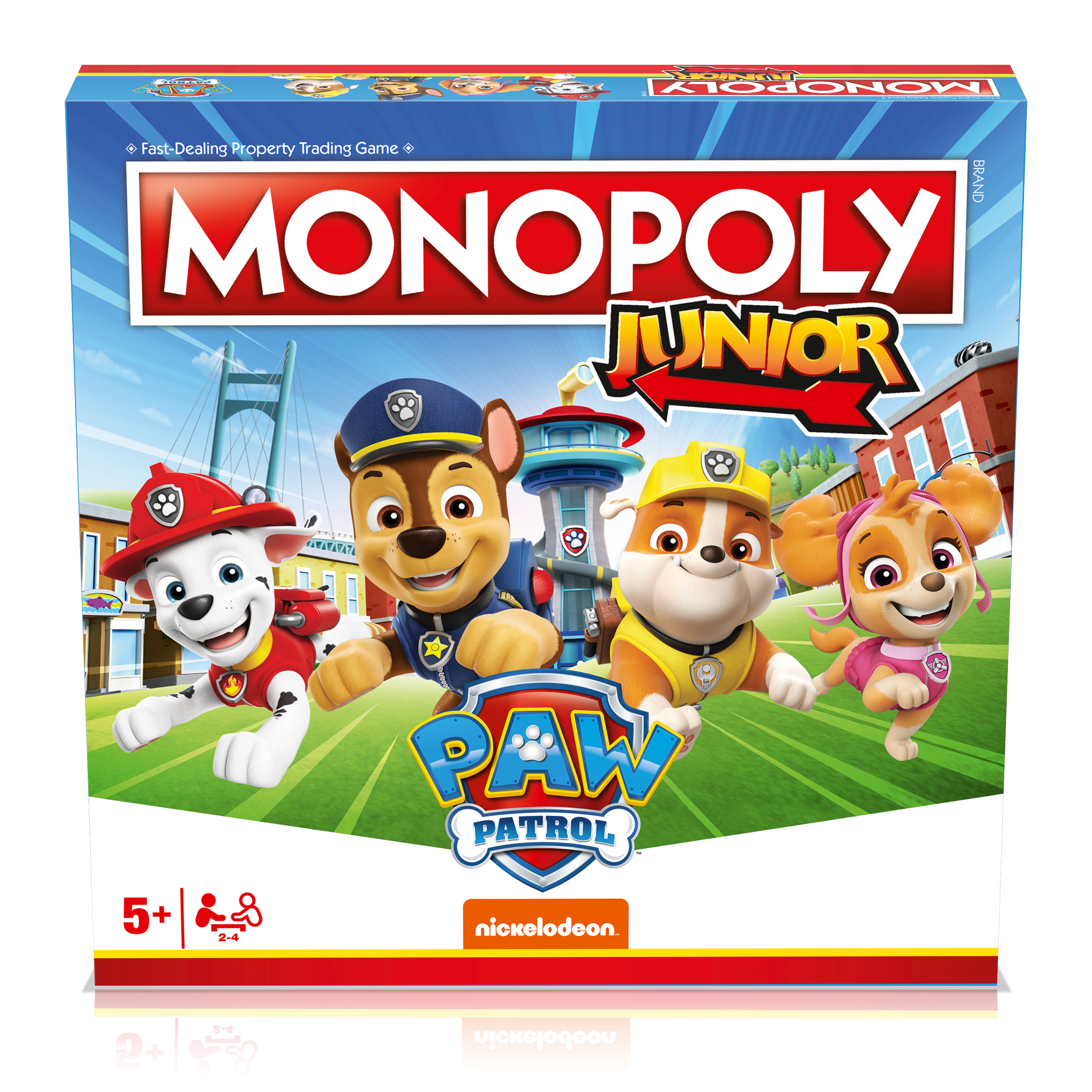 Настольная игра Winning Moves Монополия Джуниор Paw Patrol Щенячий патруль на английском языке - фото 1