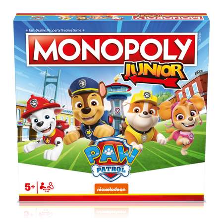 Настольная игра Winning Moves Монополия Джуниор Paw Patrol Щенячий патруль на английском языке