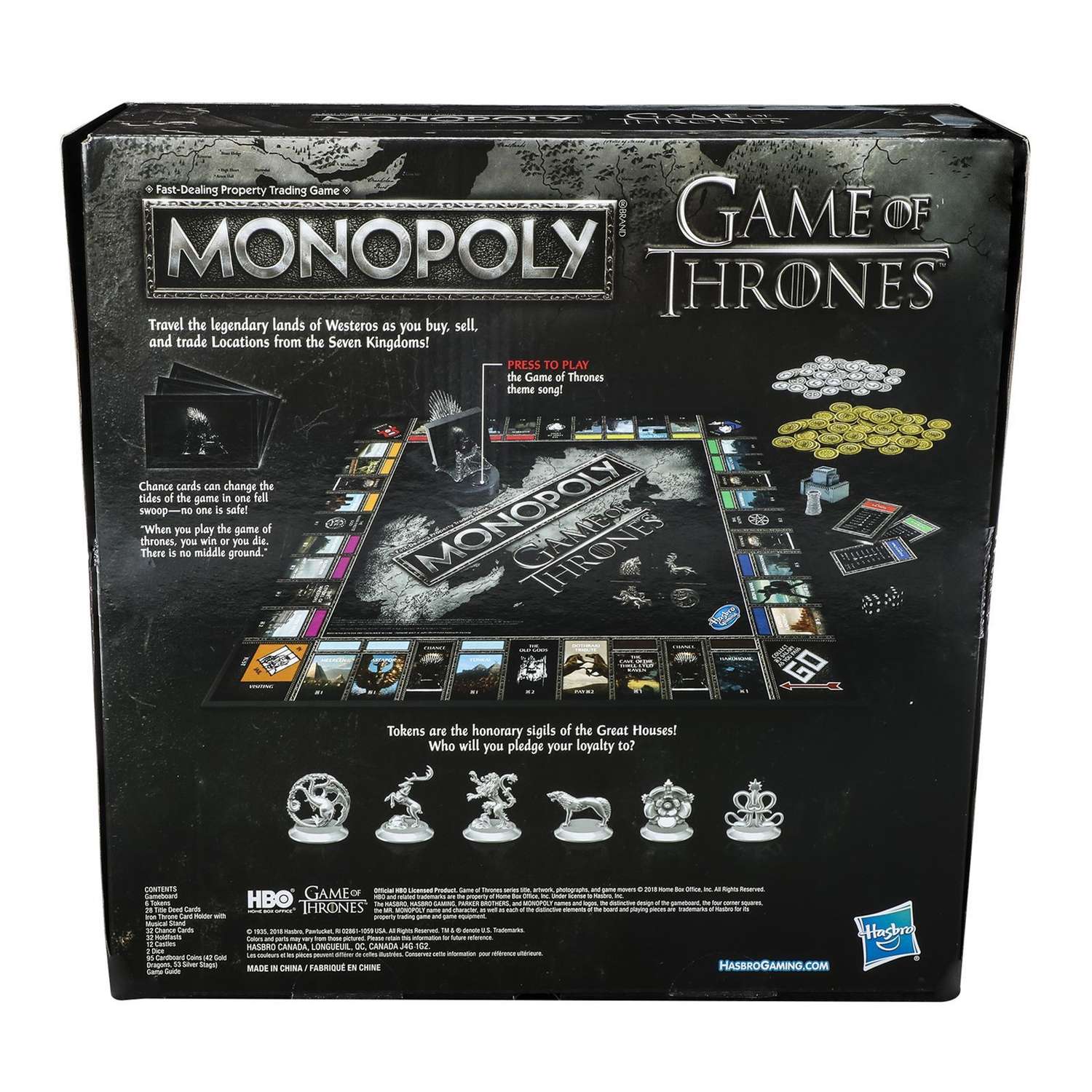 Игра настольная Monopoly Монополия Игра престолов E3278121 - фото 3