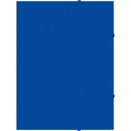 Папка-короб Бюрократ пластик 0.7мм корешок 40мм A4 синий