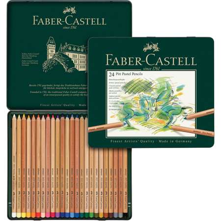 Пастельные карандаши Faber Castle Pitt Pastel 24цвета