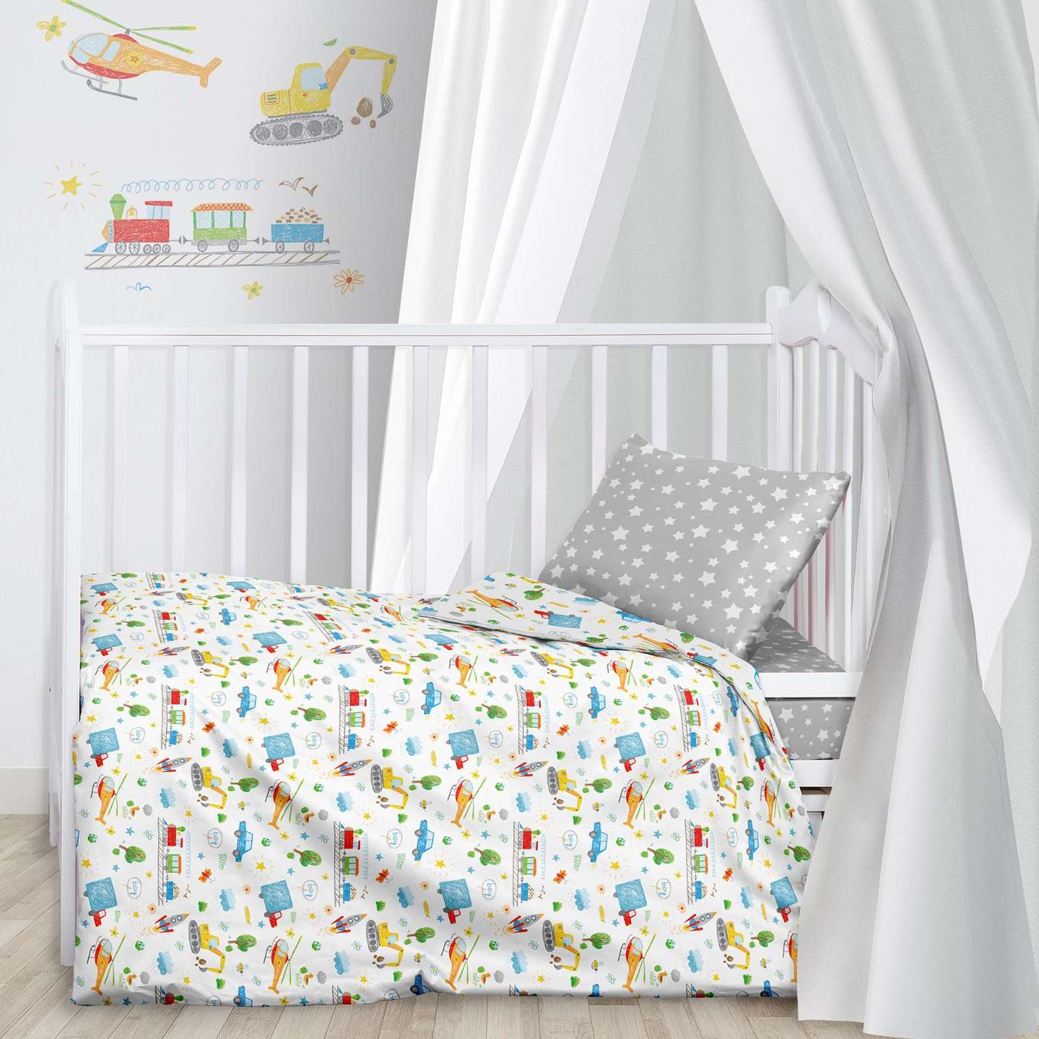 Комплект постельного белья JUNO Детский рисунок 3предмета 711975 - фото 4