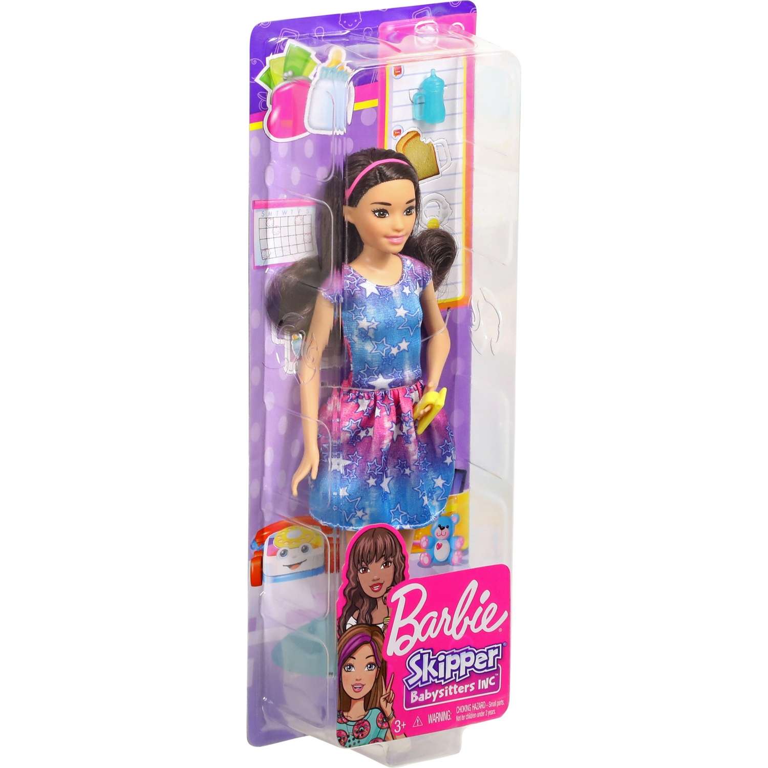 Кукла Barbie Няня Брюнетка с тостами FXG93 FHY89 - фото 3