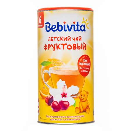 Чай Bebivita гранулированный фруктовый 200г с 6месяцев