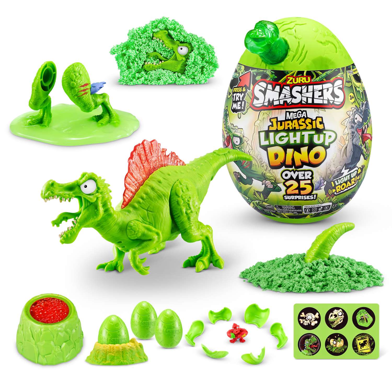 Набор игровой Smashers Мега динозавр в непрозрачной упаковке (Сюрприз) 74108 74108 - фото 8