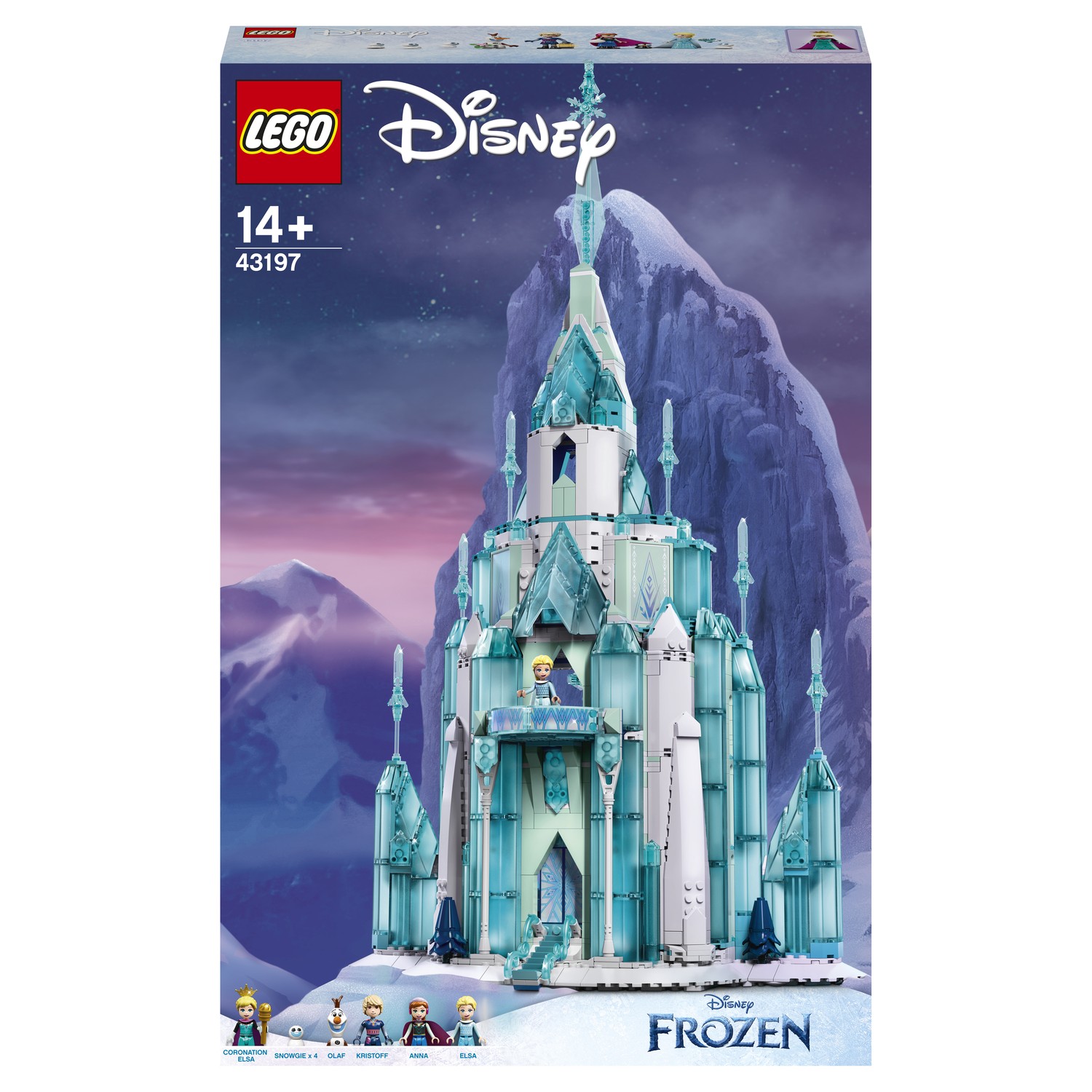 Конструктор LEGO Disney Princess Ледяной замок 43197 купить по цене 17699 ₽  в интернет-магазине Детский мир