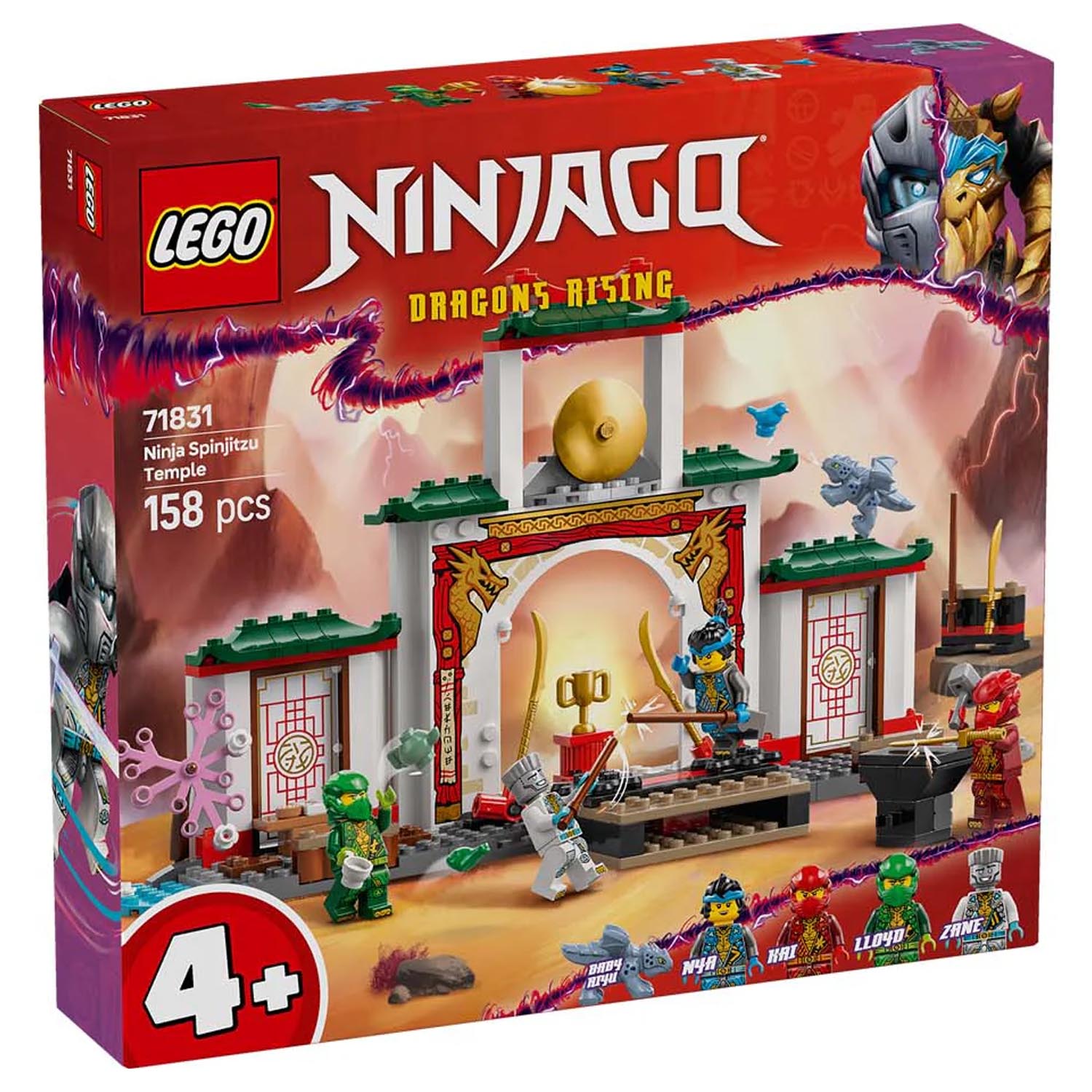 Конструктор детский LEGO Ninjago Храм Кружитцу Ниндзя - фото 10