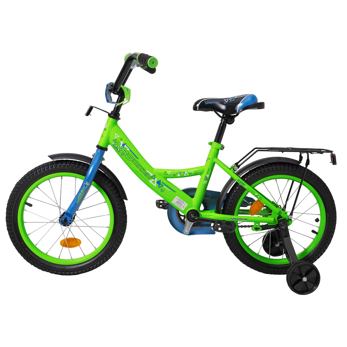 Велосипед NRG BIKES Eagle 16 green-blue - фото 14