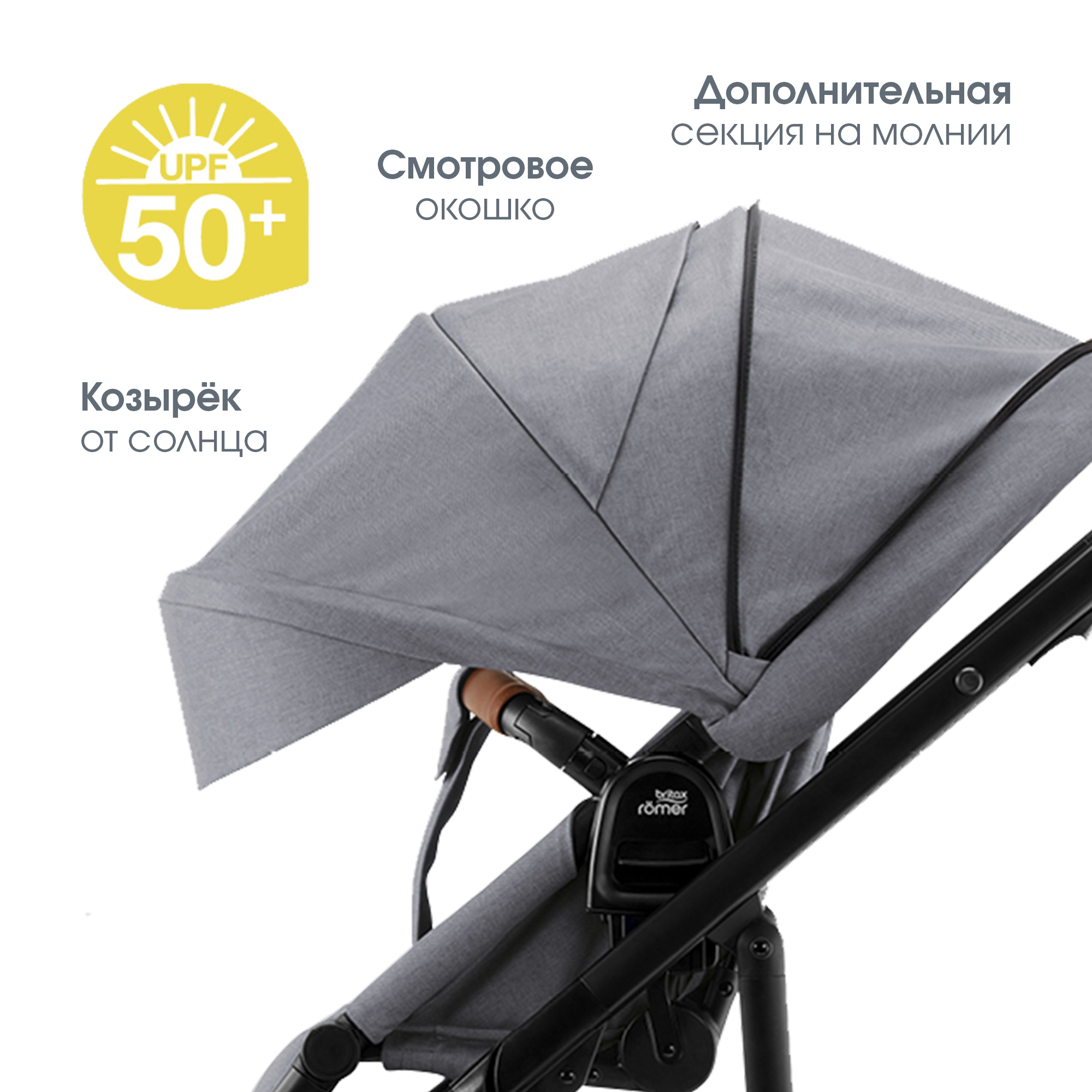 Коляска 2в1 Britax Roemer Smile III Frost grey - фото 10