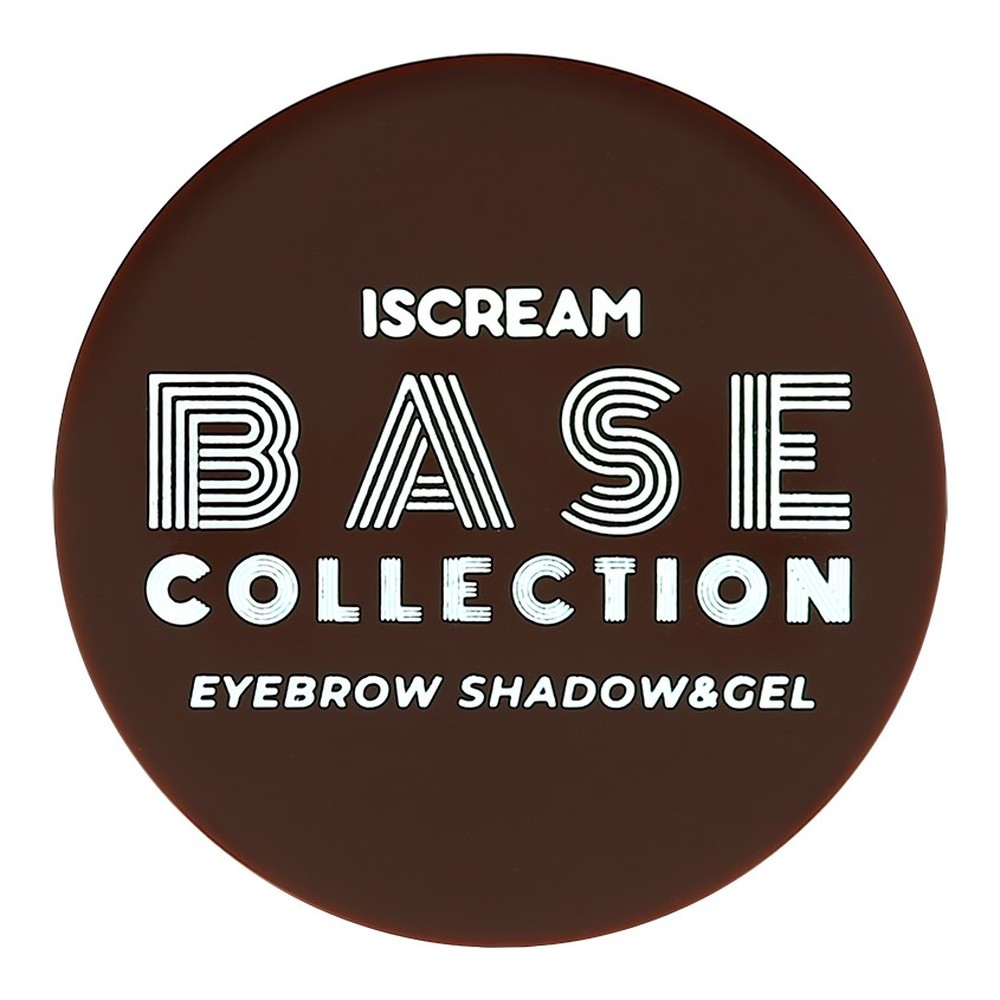 Тени и гель для бровей ISCREAM Base 2 в 1 тон 01 (dark taupe) - фото 3