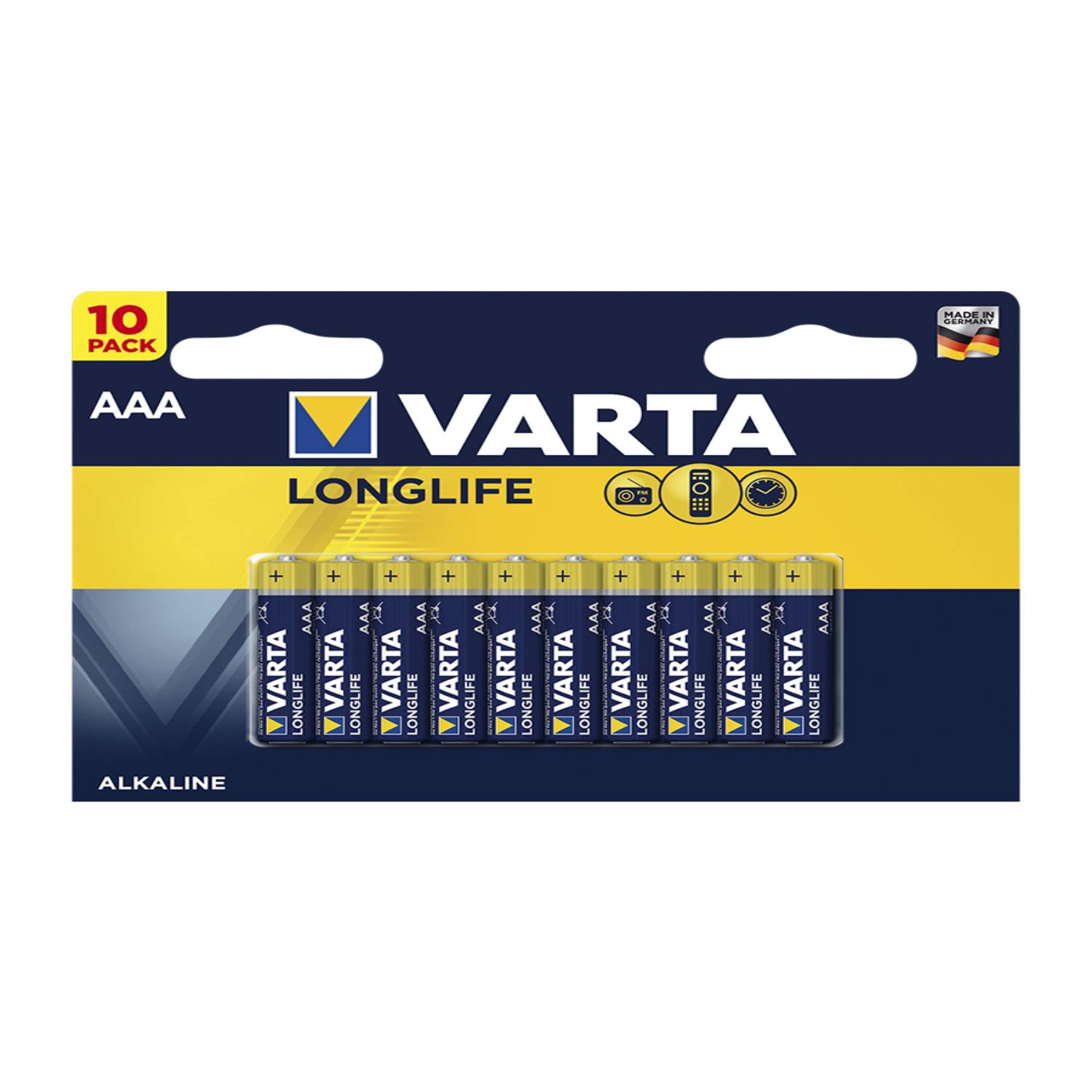 Батарейки Varta AAA 10 шт - фото 1