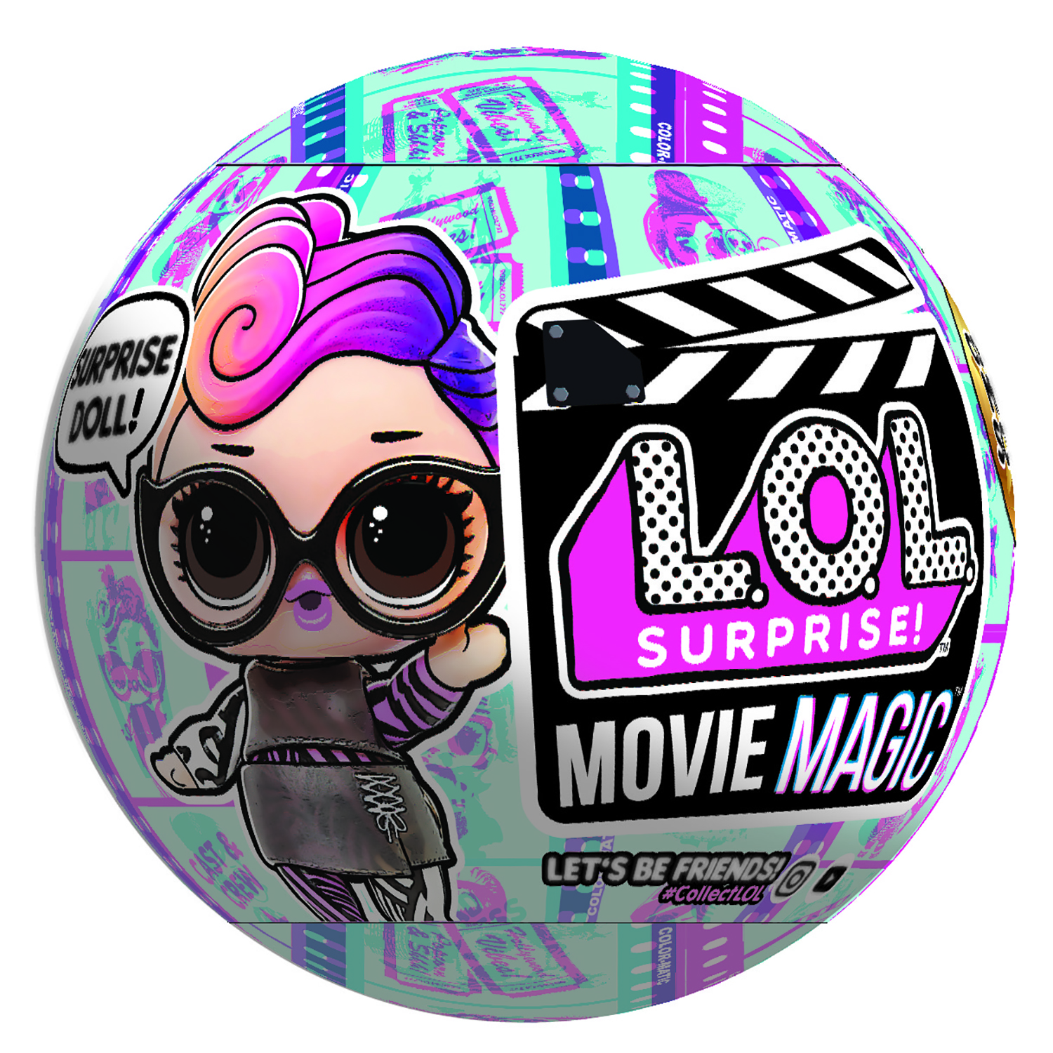 Игрушка в шаре L.O.L. Surprise Movie Doll в непрозрачной упаковке (Сюрприз) 576471EUC 576471EUC - фото 1