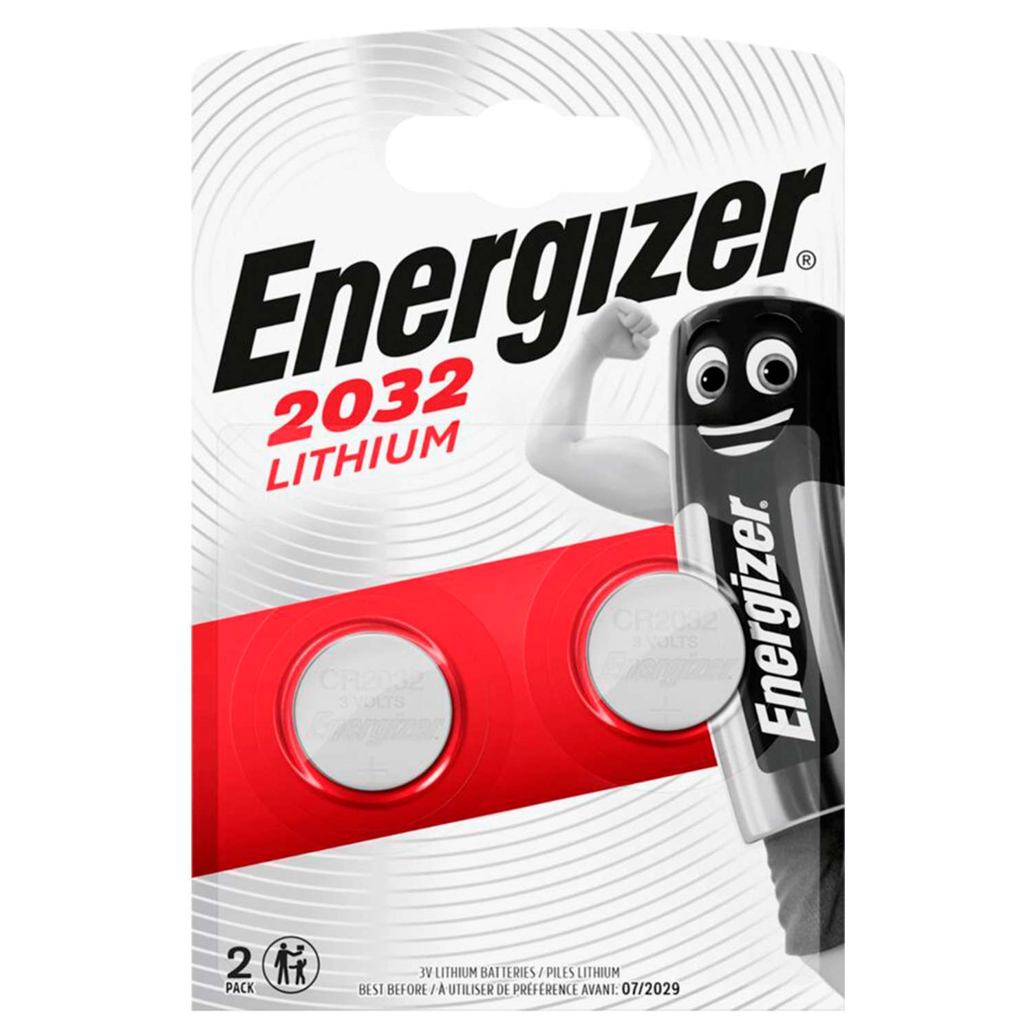 Батарейка Energizer Lithium CR2032 FSB 2 шт - фото 1