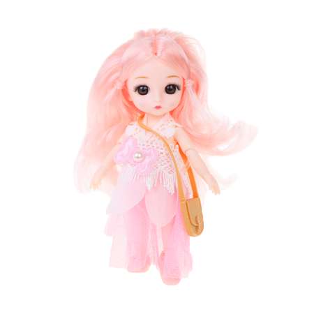Кукла Наша Игрушка для девочки с сумочкой в комплекте