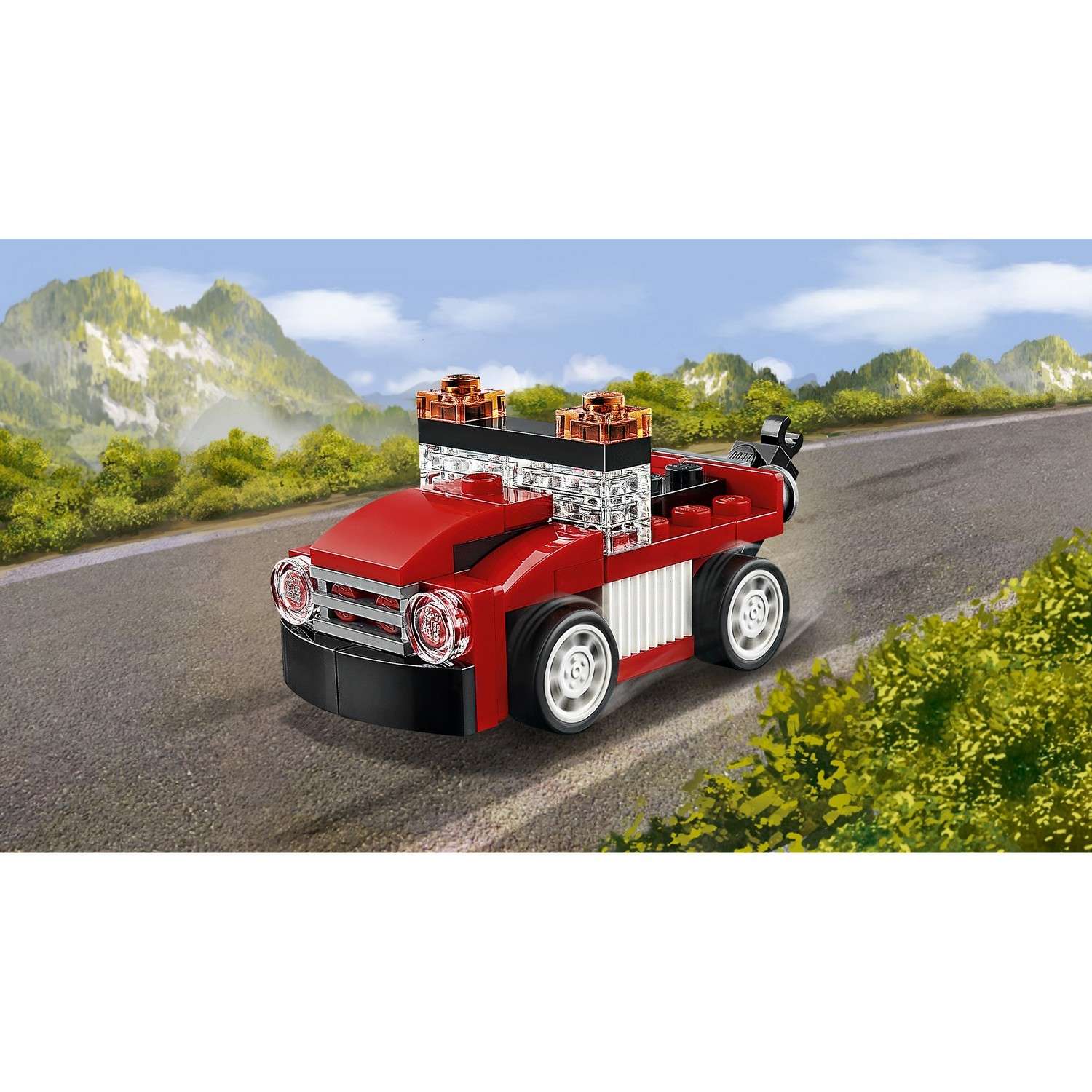 Конструктор LEGO Creator Красная гоночная машина (31055) - фото 4