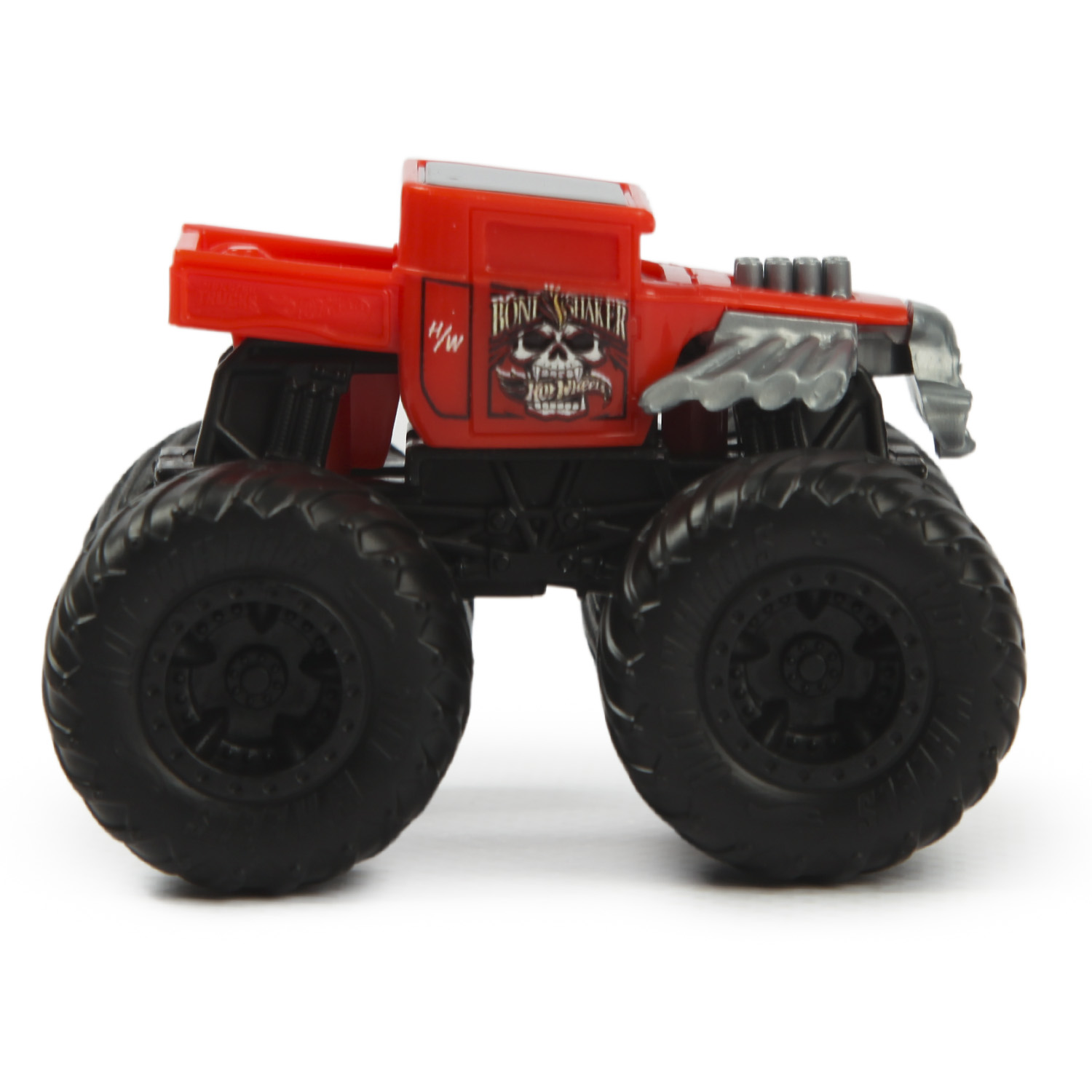 Монстр-трак Hot Wheels Bone Shaker HJK00 1:64 красный HFB96 - фото 4