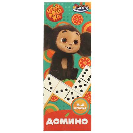 Настольная игра Играем вместе Домино Чебурашка