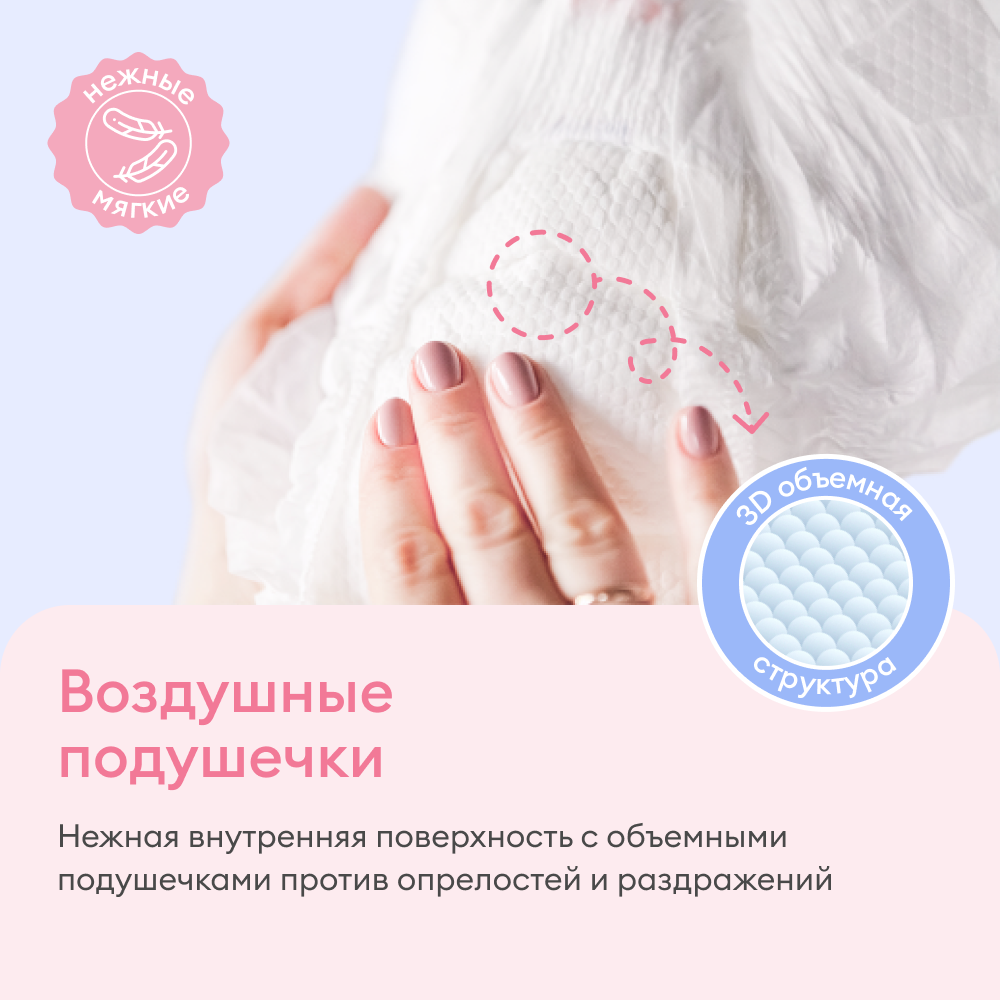 Подгузники для новорожденных NappyClub 1 / NB (3-5 кг) - фото 7