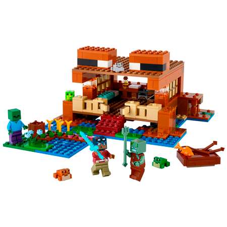 Конструктор детский LEGO Minecraft Лягушачий домик 21256