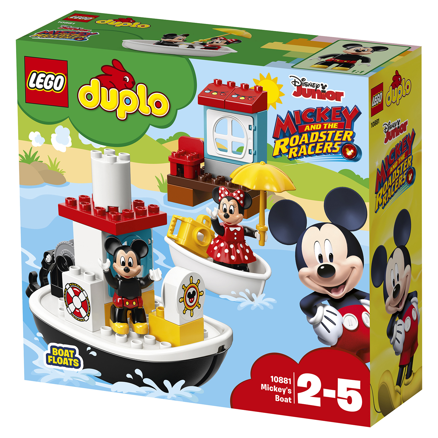 Конструктор LEGO DUPLO Disney Катер Микки 10881 купить по цене 999 ₽ в  интернет-магазине Детский мир