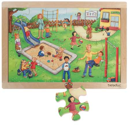 Деревянный пазл-мозаика BELEDUC Детский сад
