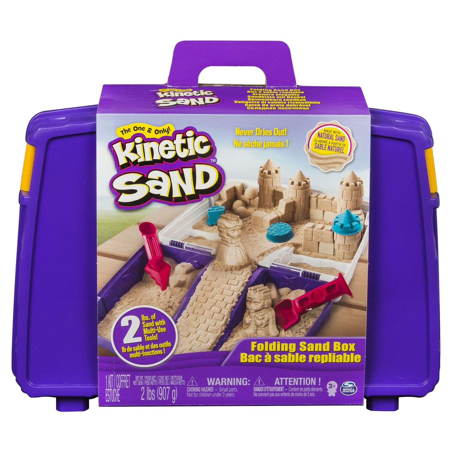 Песок кинетический Kinetic Sand с лотком-песочницей 6037447 - фото 1