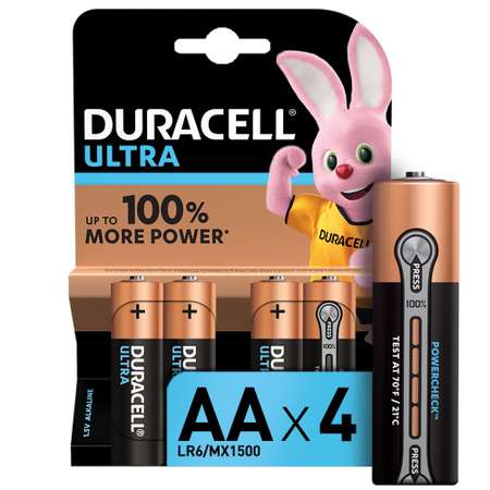 Батарейки Duracell Ultra AA/LR6 4шт