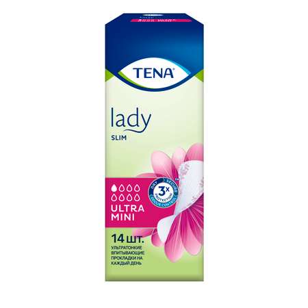 Прокладки урологические Tena Lady Slim Ultra Mini 14шт