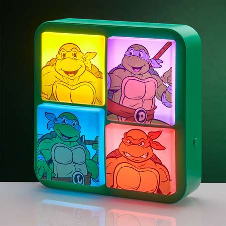 Настольный светильник-ночник Черепашки-ниндзя светодиодный 3D