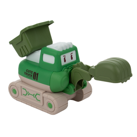 Машинка KiddieDrive инерционная Стройкар зеленая