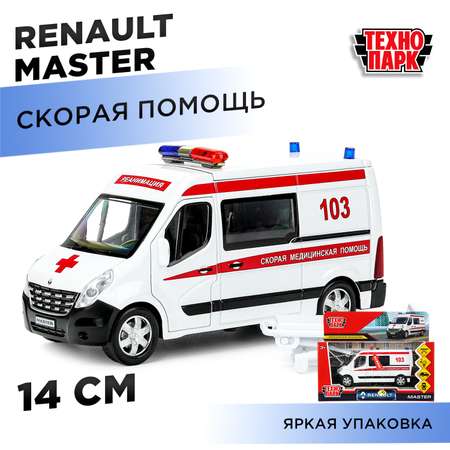 Автомобиль Технопарк Renault Master Скорая белый