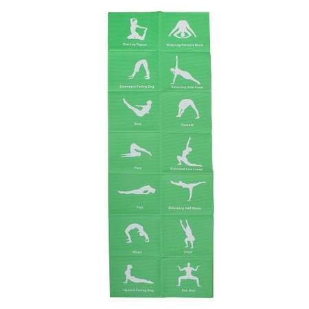 Коврик гимнастический Body Form BF-YM06 173x61x04 Зеленый