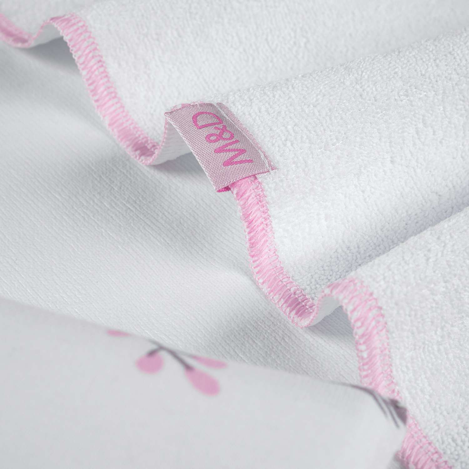 Клеенка-пеленка многоразовая Mrs.Stretch Mr.Jersy непромокаемая цвет белый-ярко-розовый 60х80 см - фото 6
