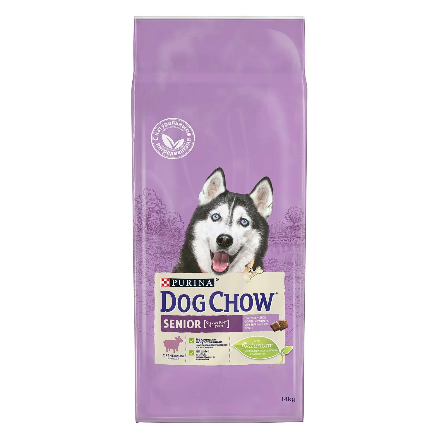 Корм для собак Dog Chow пожилых с ягненком 14кг - фото 1