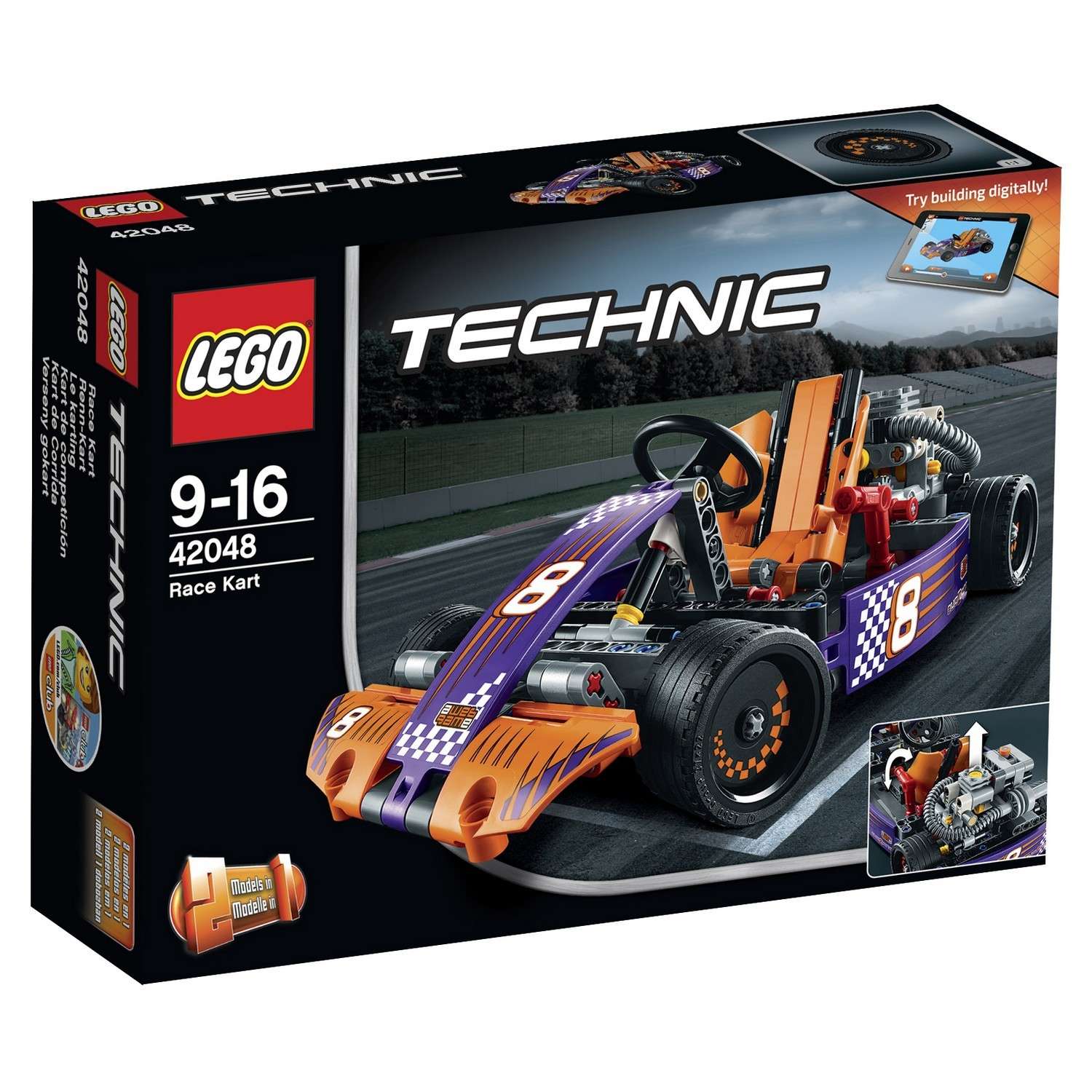 Конструктор LEGO Technic Гоночный карт (42048) - фото 2