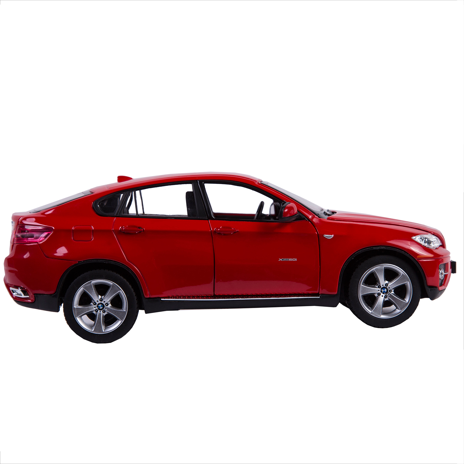 Автомобиль Rastar BMW X6 1:24 без механизмов красный 41500 - фото 7