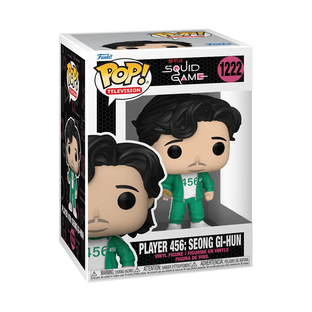 Фигурка Funko POP! TV Squid Game Сон Ки Хун Player 456 Seong Gi-hun из  сериала Игра в кальмара купить по цене 1599 ₽ в интернет-магазине Детский  мир