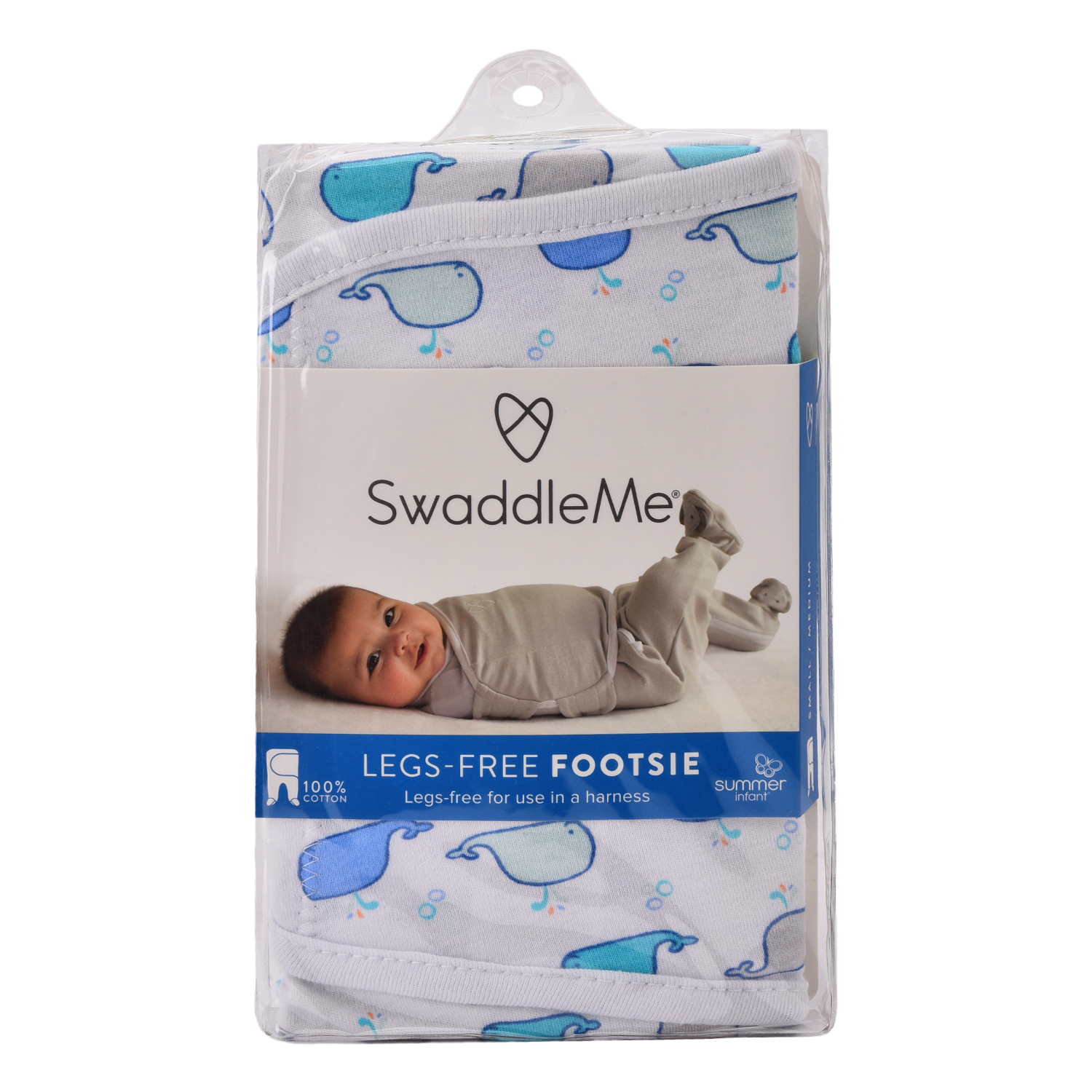 Конверт Summer Infant SwaddleMe Footsie Киты S - фото 2